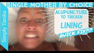 Acupuncture To Thicken Endometrium Lining Quick  Is this the Fix [upl. by Anirahtak]