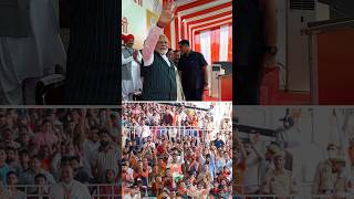 PM Modi receives a spirited welcome in Doda Jammu amp Kashmir  shorts [upl. by Arihaj]