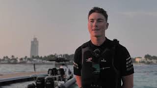 Cup Spy Interview  Nicolas Rolaz  Alinghi Red Bull Racing  AC40  Day 63  Jeddah  Nov 24 2023 [upl. by Aimal]