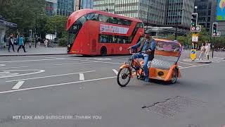 LONDON WALK TOTTENHAM COURT ROAD TO ST PANCRAS STATION [upl. by Minsk824]