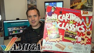 Amiga 500 Plus Computer System Review  Cartoon Classics [upl. by Rumit]