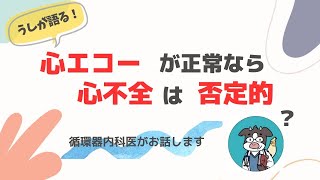 心エコーが正常なら心不全は否定的？ [upl. by Lacey]