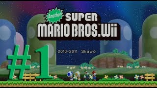 Another Super Mario Bros Wii  100 Coop Walkthrough Part 1 [upl. by Cleopatre]