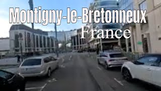 MontignyleBretonneux 4k  Driving French region [upl. by Burrow948]