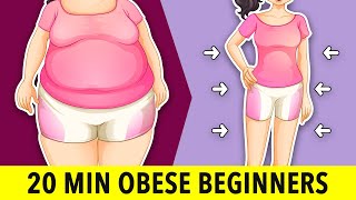 Simple 20 Minute Exercise for Obese Beginners at Home [upl. by Asillim]