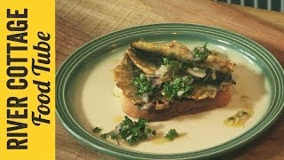 Smoked Sardines on Toast Recipe  Tim Maddams  River Cottage [upl. by Darum]