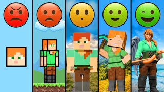 minecraft with different emoji compilation [upl. by Adlaremse]