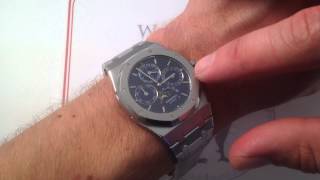 Audemars Piguet Royal Oak Perpetual Calendar 25820ST Luxury Watch Review [upl. by Dehlia]