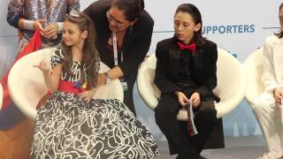 ESCKAZ live in Malta Pressconference with Vincenzo Cantiello Krisia and Betty [upl. by Behah]