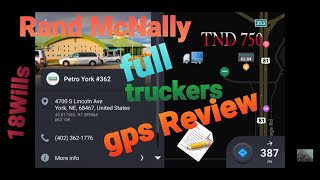 RandMcNally TND 750 unboxing full review [upl. by Abekam]