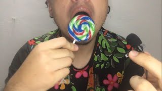 ASMR LAMIENDO PALETA DE COLORES amp CHARLANDO UN POCO [upl. by Ornie]