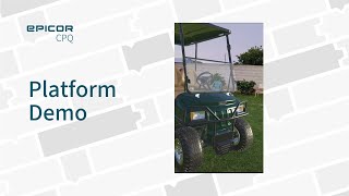 Platform Demo Epicor CPQ KB3D Visualization amp Augmented Reality [upl. by Harbird]