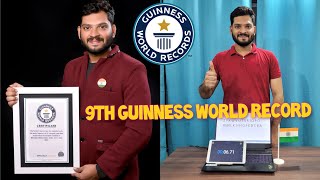 9th Guinness World record I Fastest reverse typing I Fastest typing Indian [upl. by Esyned]