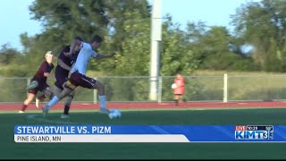 Stewartville Tigers boys soccer team hits the road to face the PIZM Cougars [upl. by Suirauqram]