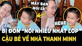 Đi học bị bạn ghẹo “CÁI MỎ NHIỀU CHUYỆN” cậu bé về tâm sự và cái kết “NHỨC ĐẦU“  CAFE HÓNG CHUYỆN [upl. by Lenrow]