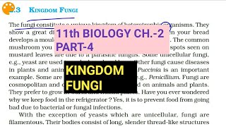 Class 11 BiologyCh2 Part4Kingdom FungiStudy with Farru [upl. by Tegirb]