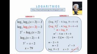 logaritmos teoría y práctica PARTE 1 [upl. by Hamlet]