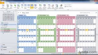 Outlook Tutorial  How to work with multiple calendars [upl. by Pascha487]