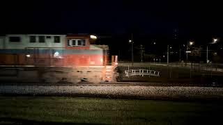 NS 8105 Interstate Heritage w Hybrid K5HLA Leads CSX Grain G68522 on 12624 [upl. by Tsan]