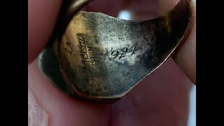 Beach Metal Detecting New England Historic Gold from 1924 [upl. by Anawik]