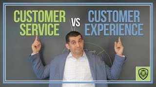 Customer Service Vs Customer Experience [upl. by Dal]