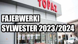 🧨 Wszystkie Fajerwerki z Marketu TOPAZ  Sylwester 20232024 [upl. by Aitnom404]