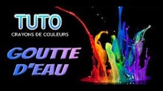 Tutoriel quot comment réaliser des gouttes deau quot COLORIAGE ADULTE [upl. by Publias]