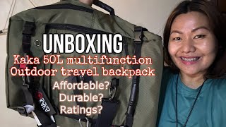 Kaka 50L Bag Oxford Multifunctional Outdoor Backpack Travel Bag Unboxing [upl. by Cecilia12]