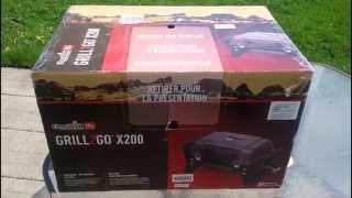 CharBroil X200 Tru Infrared Portable Grill Unboxing amp Assembly [upl. by Wichern241]