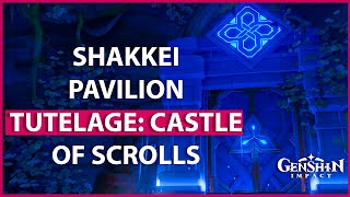 Genshin Impact  Shakkei Pavilion Tutelage Castle of Scrolls Guide [upl. by Yrod]