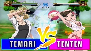 Temari VS Tenten  Naruto Ultimate Ninja Storm 4 [upl. by Akiv938]