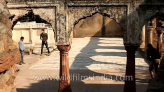 Kids playing Cricket inside a protected monument  Zafar Mahal Mehrauli [upl. by Stig]