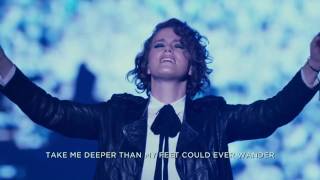 Hillsong United  Oceans with Lyrics Live 2016 [upl. by Kristian907]