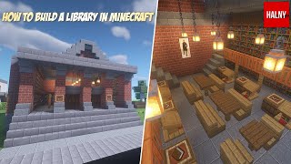 Minecraft library  tutorial📖 [upl. by Grete183]