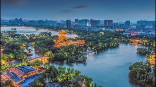 Jinan city shandong province China this is a beautiful city 💕 4K video [upl. by Scholem]