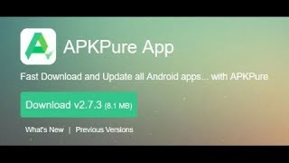 How to DOWNLOAD amp USE Apk Pure [upl. by Akenet795]