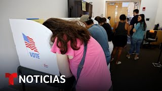 Crece intención del voto a pocas horas de las elecciones  Noticias Telemundo [upl. by Hortensa]