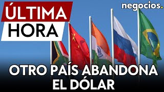 ÚLTIMA HORA  BRICS Otro país abandona oficialmente el dólar estadounidense [upl. by Kahle717]