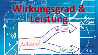 Wirkungsgrad und Leistung  Grundlagen Elektrotechnik [upl. by Dorri]