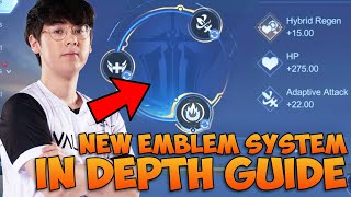 NEW EMBLEM SYSTEM GUIDE WHAT YOU SHOULD AND SHOULD NOT USE  Mobile Legends [upl. by Meyers]