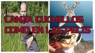 Aprende A LANZAR CUCHILLOS  Tira cuchillos como en las pelis  espadasymas [upl. by Kerge894]