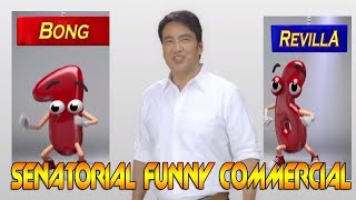 BONG REVILLA BUDOTS DANCE  senatorial funny commercial [upl. by Anayit]