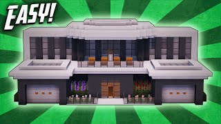 Minecraft How To Build A Modern Mansion House Tutorial 31 [upl. by Adelric426]