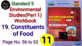 19 Constituents of Food workbook answer standard 5th EVS 1 ch 19 Environmental Studies 1 Navneet [upl. by Roxana]