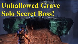 ESO Unhallowed Grave Solo Secret Boss [upl. by Atteve20]