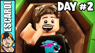 Estuve 50 Horas Enterrado Vivo Lego MrBeast  Fandub Español [upl. by Gierc584]