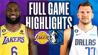 LAKERS at MAVERICKS  FULL GAME HIGHLIGHTS  February 26 2023 [upl. by Aicilaf299]