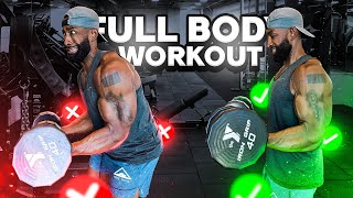 Full Body Workout To Torch Fat amp Build Muscle Gym [upl. by Aitselec919]