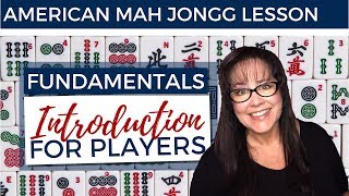 American Mah Jongg Lesson Fundamentals 1P Introduction for Players mock card [upl. by Hanley]