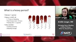 Heavy Menstrual Bleeding While on Blood Thinners [upl. by Tevlev130]